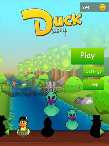 Duck Story Runner game screenshot