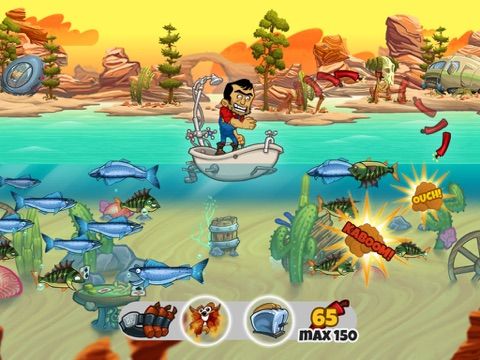 Dynamite Fishing World Games game screenshot