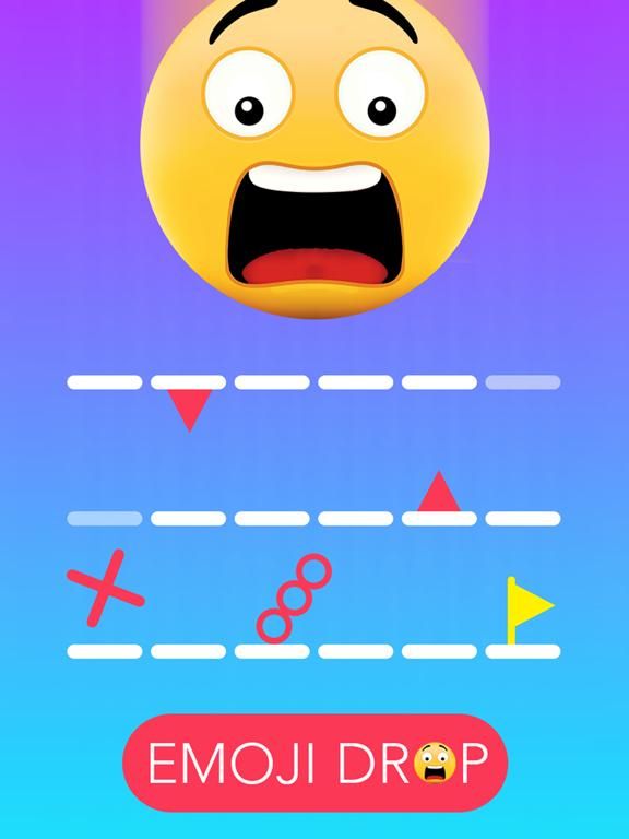Emoji Drop game screenshot