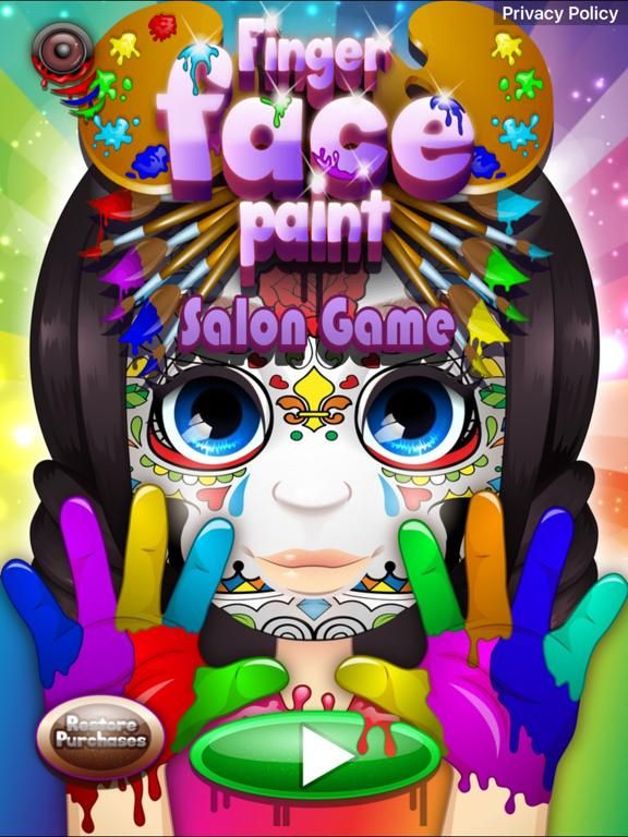 Finger Face Paint