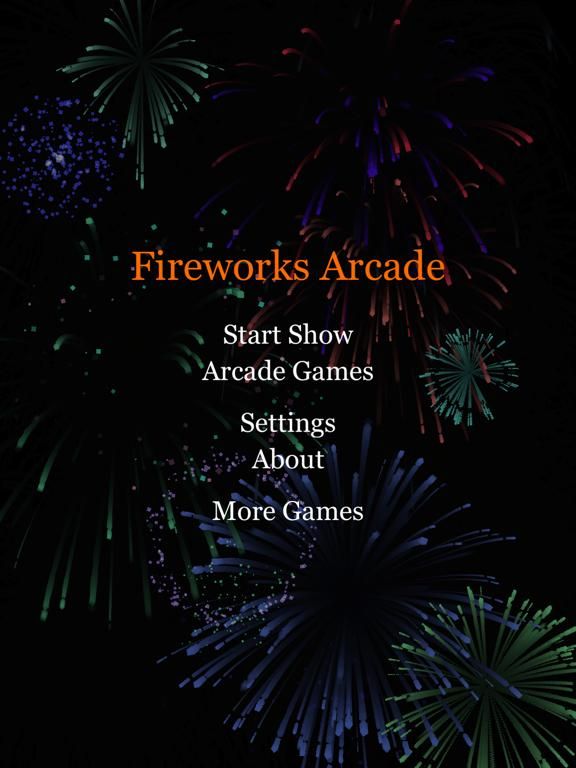 Fireworks Arcade game screenshot