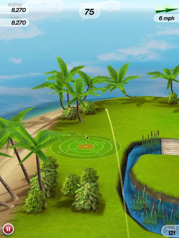 Flick Golf game screenshot