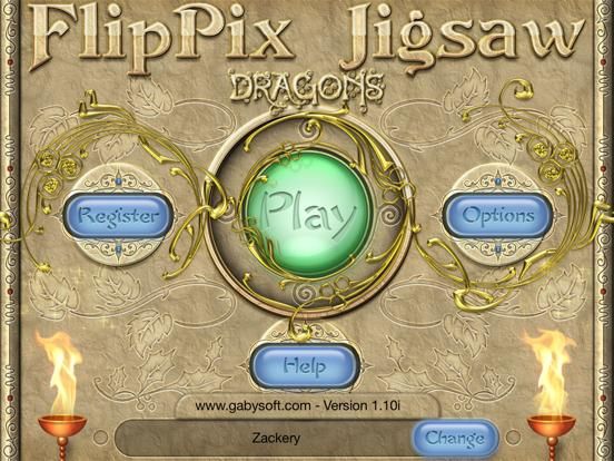 FlipPix Jigsaw game screenshot
