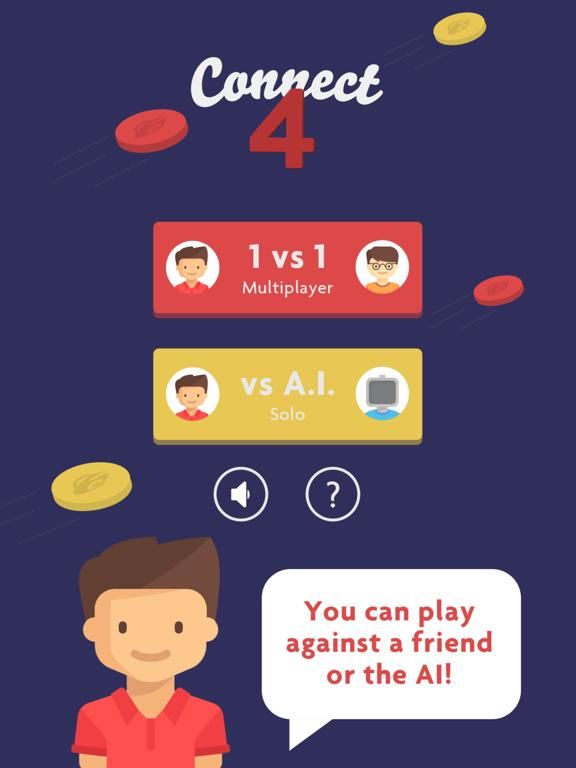 Four in a Row game screenshot