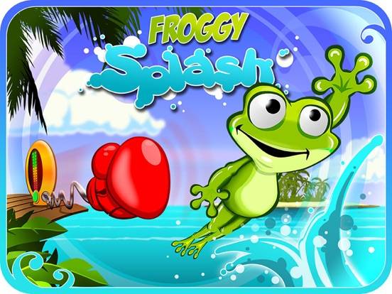 Froggy Splash game screenshot