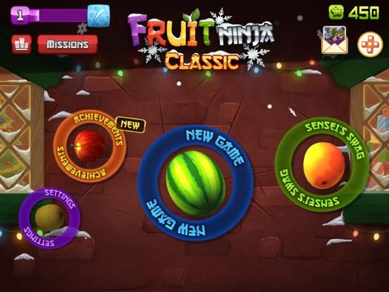 Fruit Ninja game screenshot