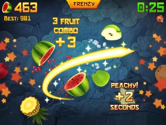 Fruit Ninja Free game screenshot