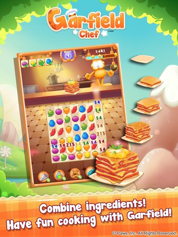 Garfield Chef: Game of Food game screenshot