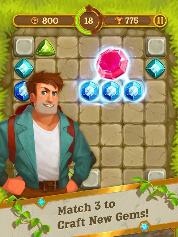 Gemcrafter: Puzzle Journey game screenshot