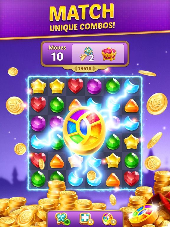 Genies and Gems game screenshot