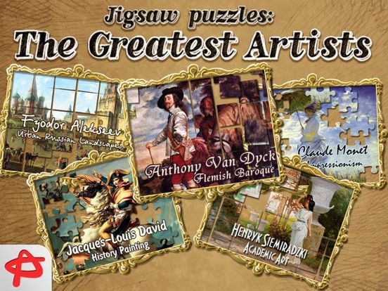 Greatest Artists: Jigsaw Puzzle game screenshot