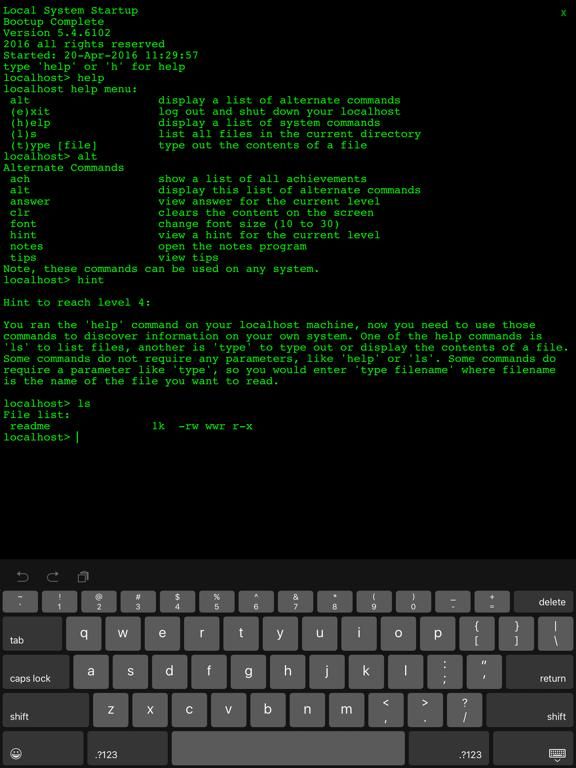 Hack RUN game screenshot