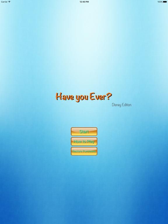 Have You Ever? game screenshot