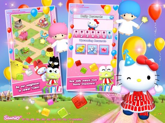 Hello Kitty Jewel Town! game screenshot