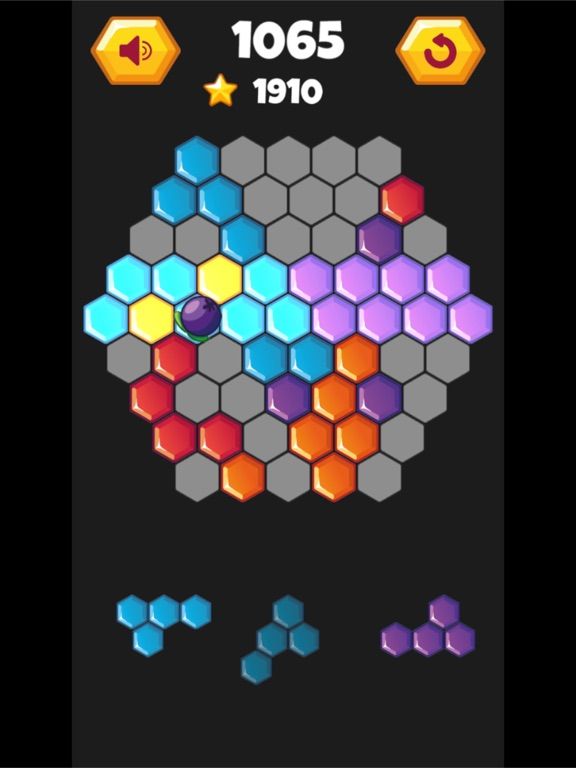 Hexagon Pals game screenshot