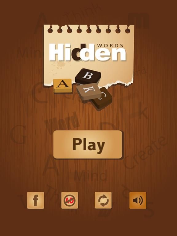 Hidden Words! game screenshot