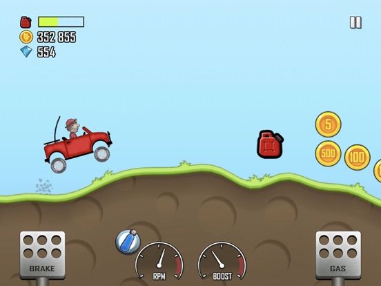 Hill Climb Racing game screenshot