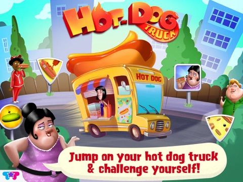 Hot Dog Truck : Lunch Time Rush Cook, Serve, Eat & Play game screenshot