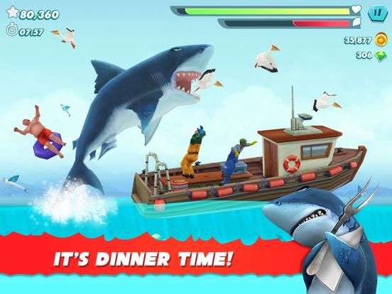 Hungry Shark Evolution game screenshot