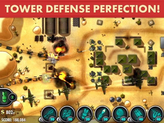 IBomber Defense Pacific game screenshot