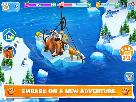 Ice Age Adventures game screenshot