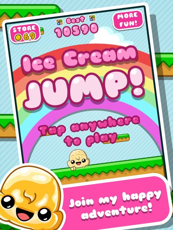 Ice Cream Jump game screenshot