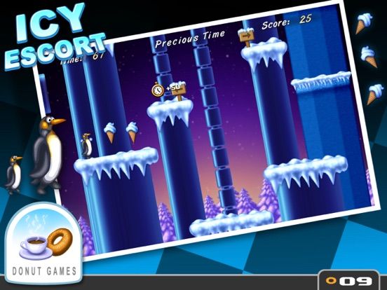 Icy Escort game screenshot