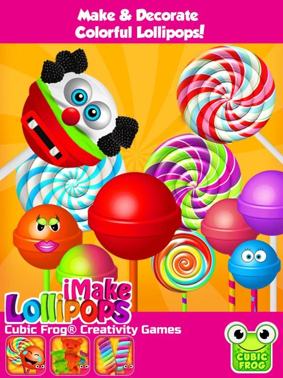 IMake Lollipops Free- Free Lollipop Maker by Cubic Frog Apps More Lollipops? game screenshot