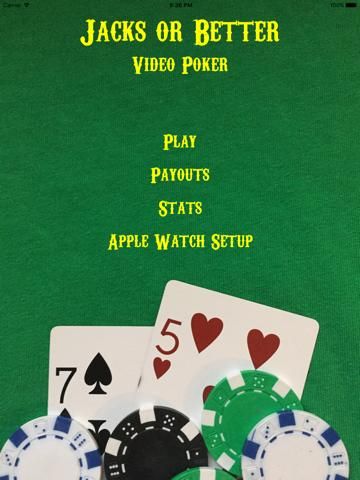 Jacks or Better -- Video Poker game screenshot
