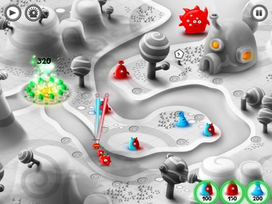 Jelly Defense game screenshot