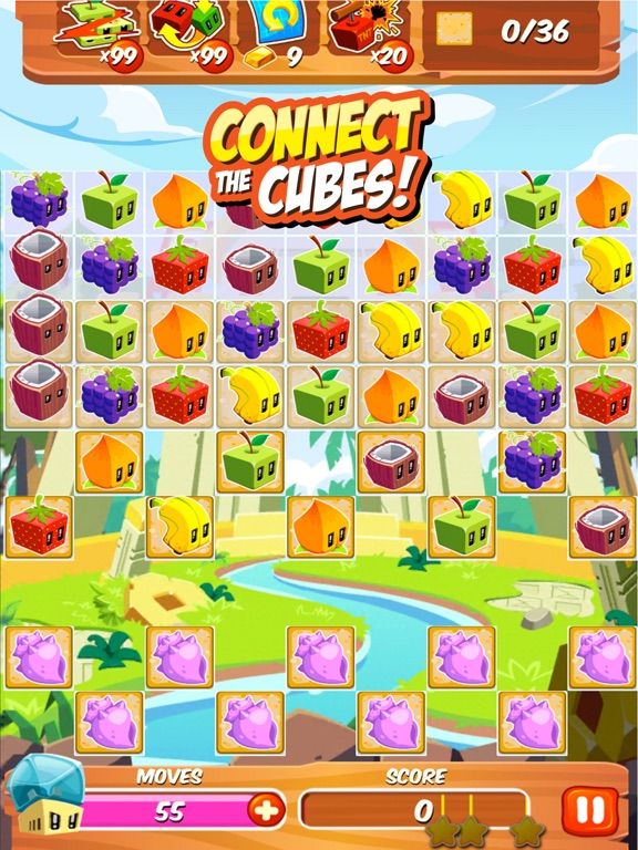 Juice Cubes game screenshot