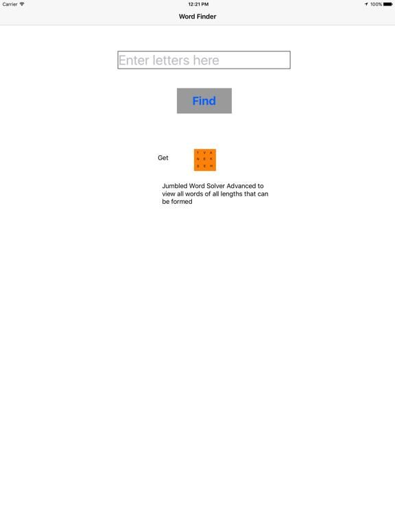 Jumbled Word Solver