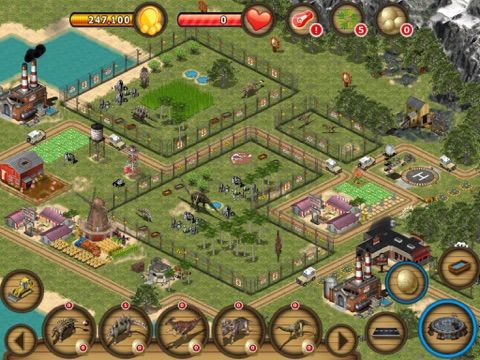 Jurassic Island: The Dinosaur Zoo game screenshot