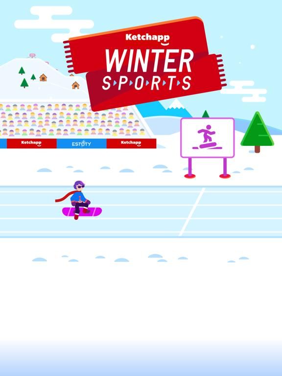 Ketchapp Winter Sports game screenshot