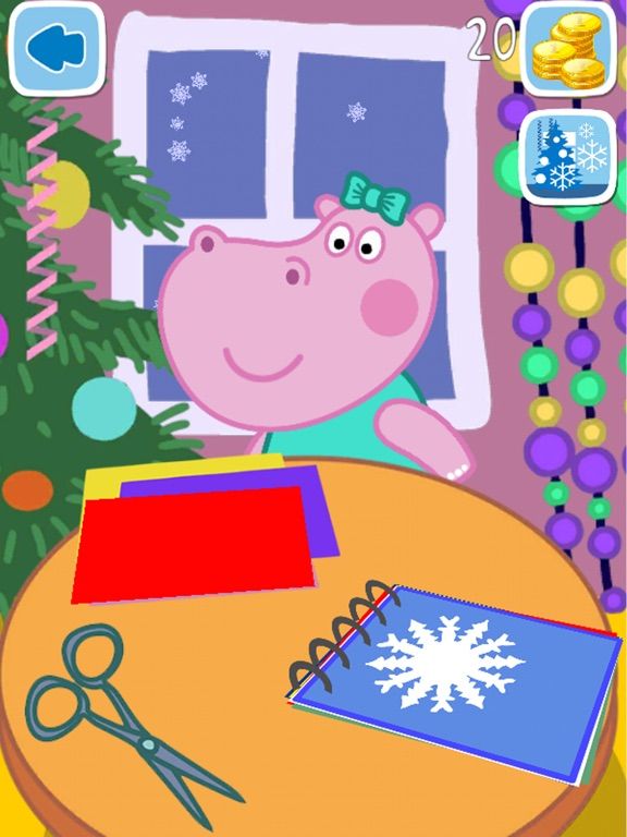 Kids handcraft: Snowflakes. Premium game screenshot
