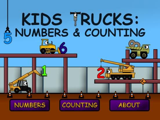 Kids Trucks: Numbers and Counting