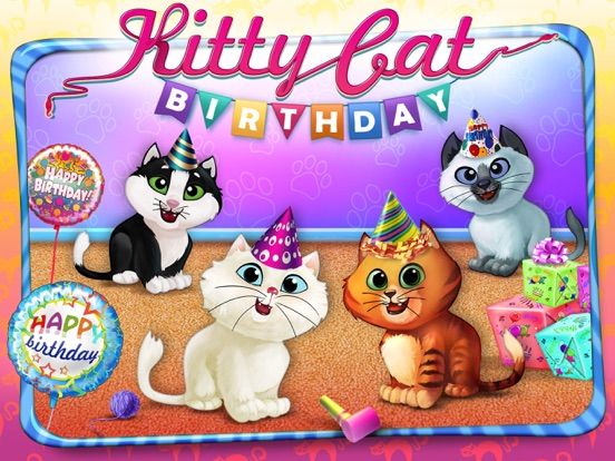 Kitty Cat Birthday Surprise: Care, Dress Up & Play game screenshot