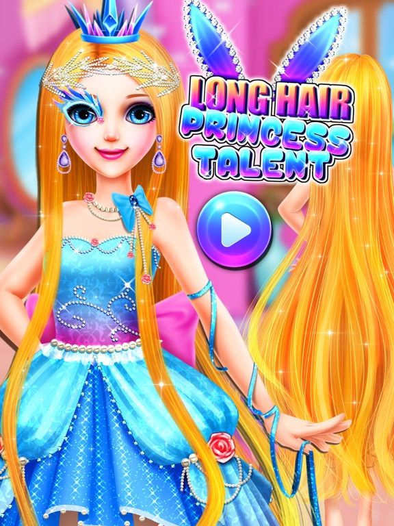 Long Hair Princess Talent Makeup game screenshot