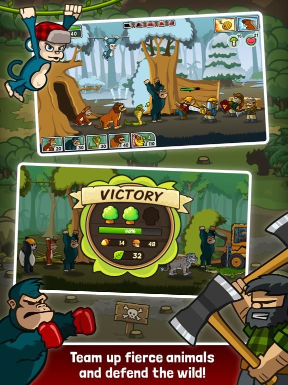 Lumberwhack: Defend the Wild game screenshot