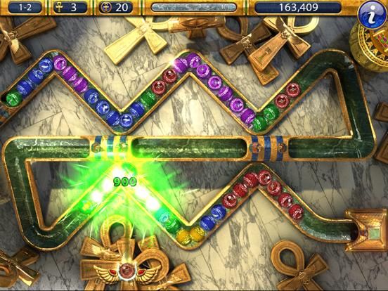 Luxor 2 game screenshot