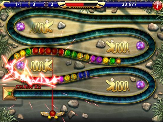 Luxor HD game screenshot