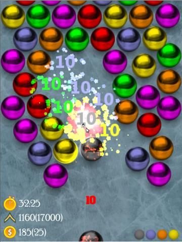 Magnetic balls puzzle game