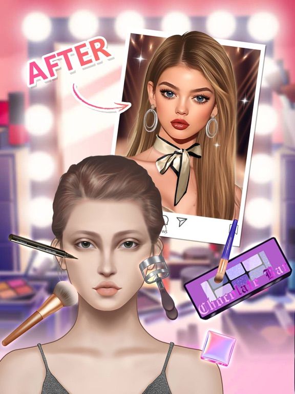 Makeup Salon game screenshot