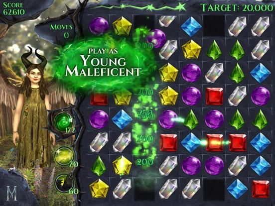 Maleficent Free Fall game screenshot
