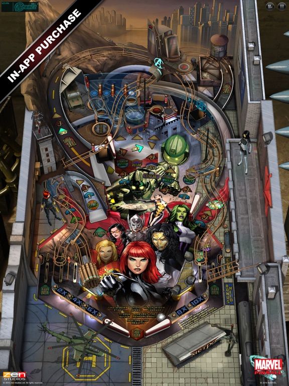 Marvel Pinball game screenshot