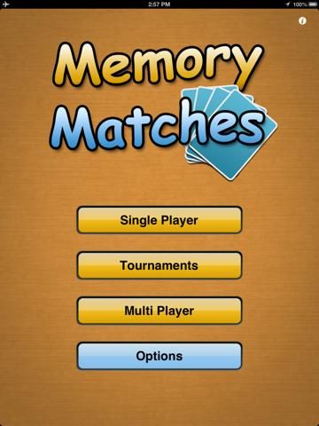 Memory Matches game screenshot