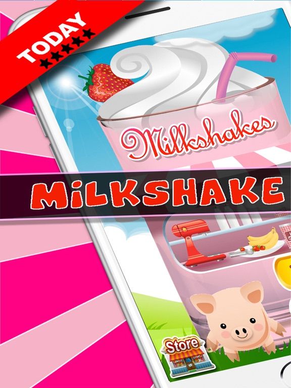 Milkshake Dessert Food Maker game screenshot