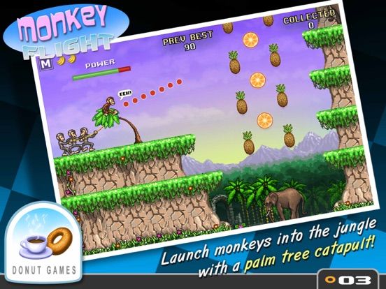 Monkey Flight game screenshot