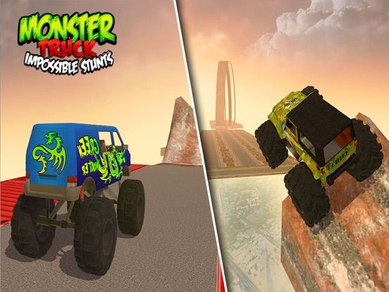 Monster Truck Impossible Stunts game screenshot