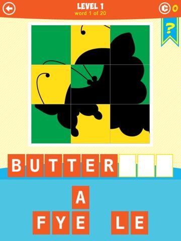 Mosaic: Tap the shadow, guess the word!